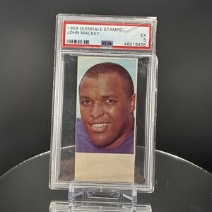 1970 Stamp Super Stars - John Mackey #34 PSA 5 Very Limited Production